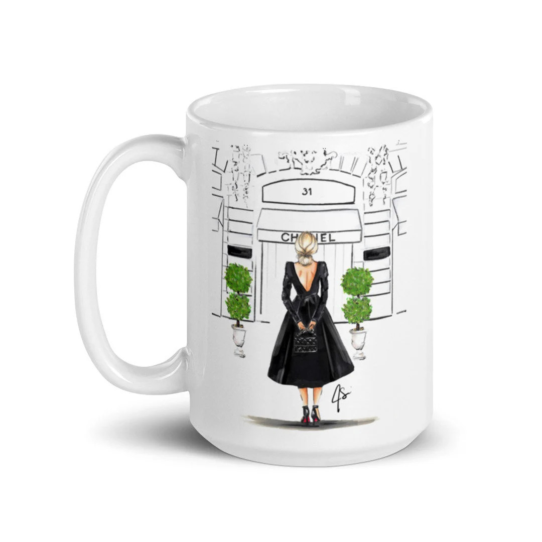 The Boutique (Blonde) (Not customizable) Mug By Melsy's Illustrations | Etsy (US)