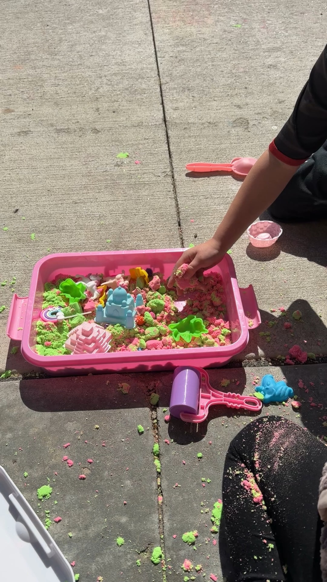 Under $25 unicorn sensory bin 
Outdoor toy 
Toddler sensory toy 

#LTKstorytime #LTKBaby #LTKKids