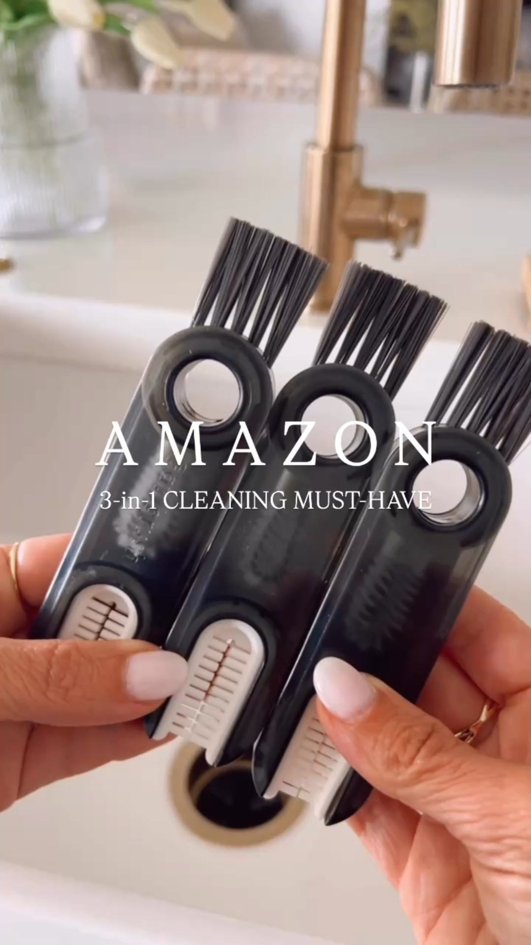 The $3 lid brush you need! This 3-in-1 brush is perfect to clean all those hard to reach places on your tumbler lids. Best part the pack of 3 is under $10. Amazon cleaning finds, cleaning gadgets, Stanley cleaner

#LTKHome #LTKFindsUnder50 #LTKSaleAlert