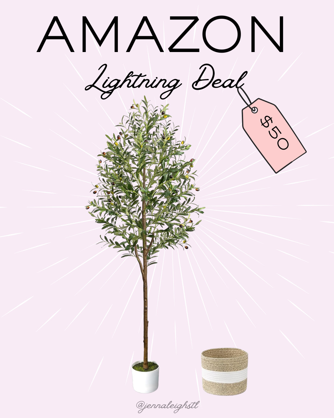 Amazon limited time deal, save 50% on this 6FT artificial olive tree making it only $50. Such a pretty home decor piece that instantly makes a space feel more cozy and styled. 

 #LTKHome #LTKSaleAlert