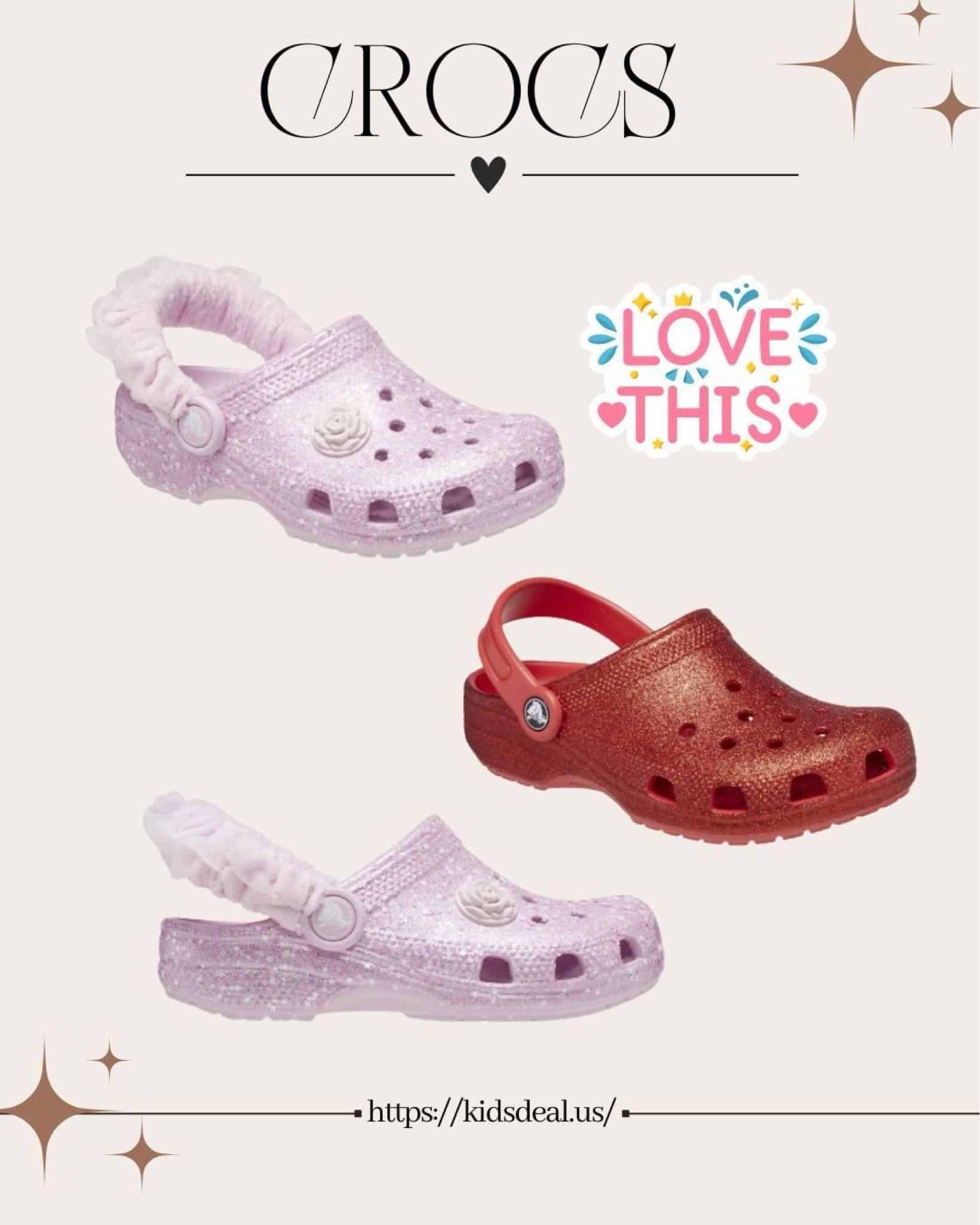 They are beautiful and so sparkly!Now under$20.🥰

#crocs #Walmart #kids #toddler #summer fun  

#LTKSummerSales #LTKSwim #LTKKids
