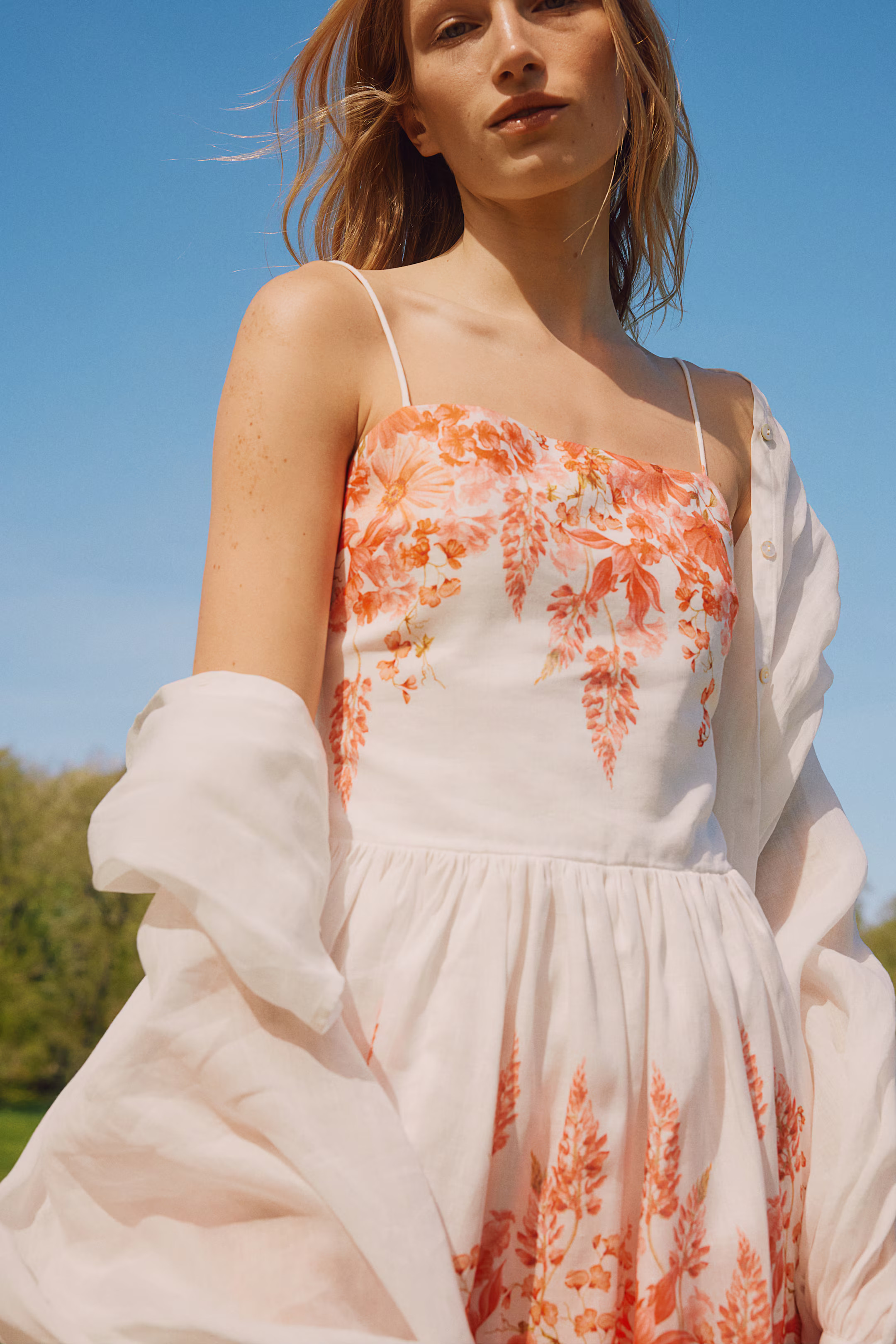 Patterned Linen Dress | H&M (US + CA)