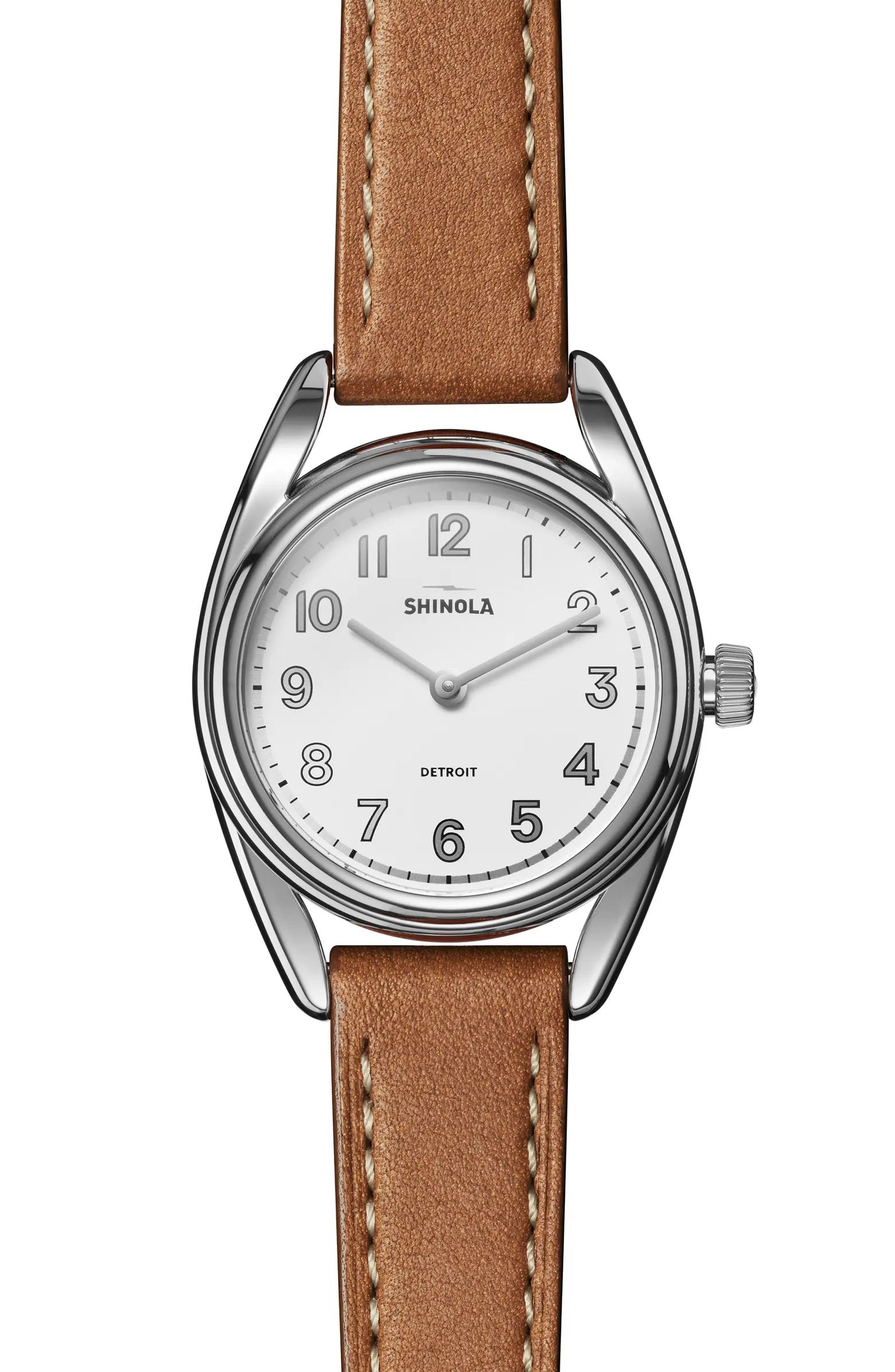 Derby Leather Strap Watch, 30.5mm | Nordstrom