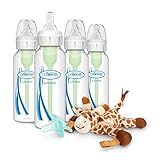 Dr. Brown’s Natural Flow® Anti-Colic Options+™ Narrow Baby Bottles 8 oz/250 mL, with Level 1 Slow Fl | Amazon (US)