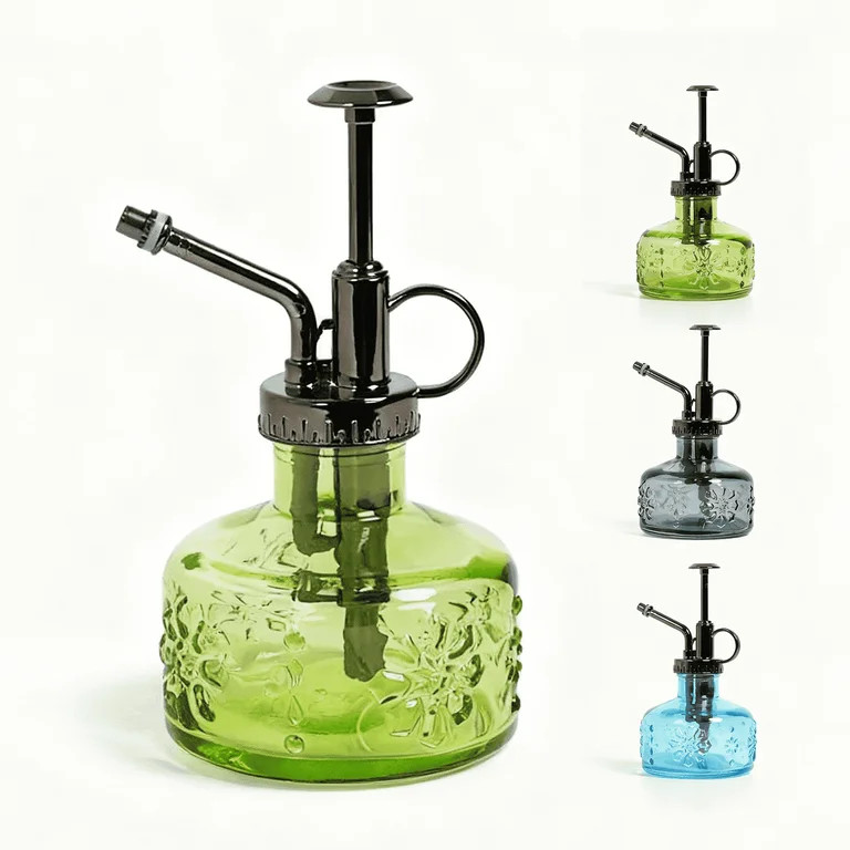 Gentingbro Vintage Glass Plant Mister, 180ML Pressure Pump Gardening Spray Bottle, Decorative Wat... | Walmart (US)