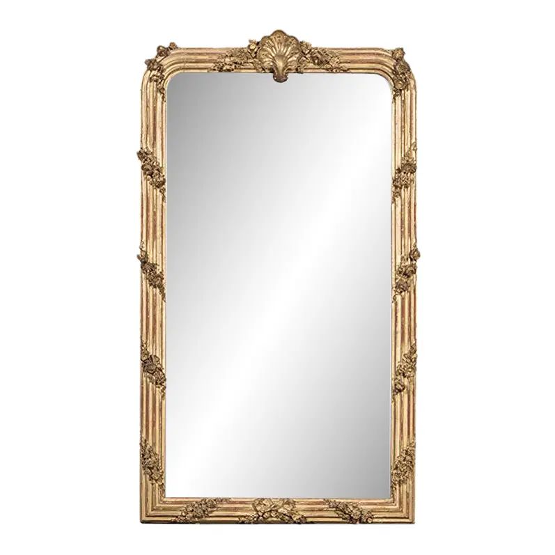 Antique French Giltwood Mirror | Chairish