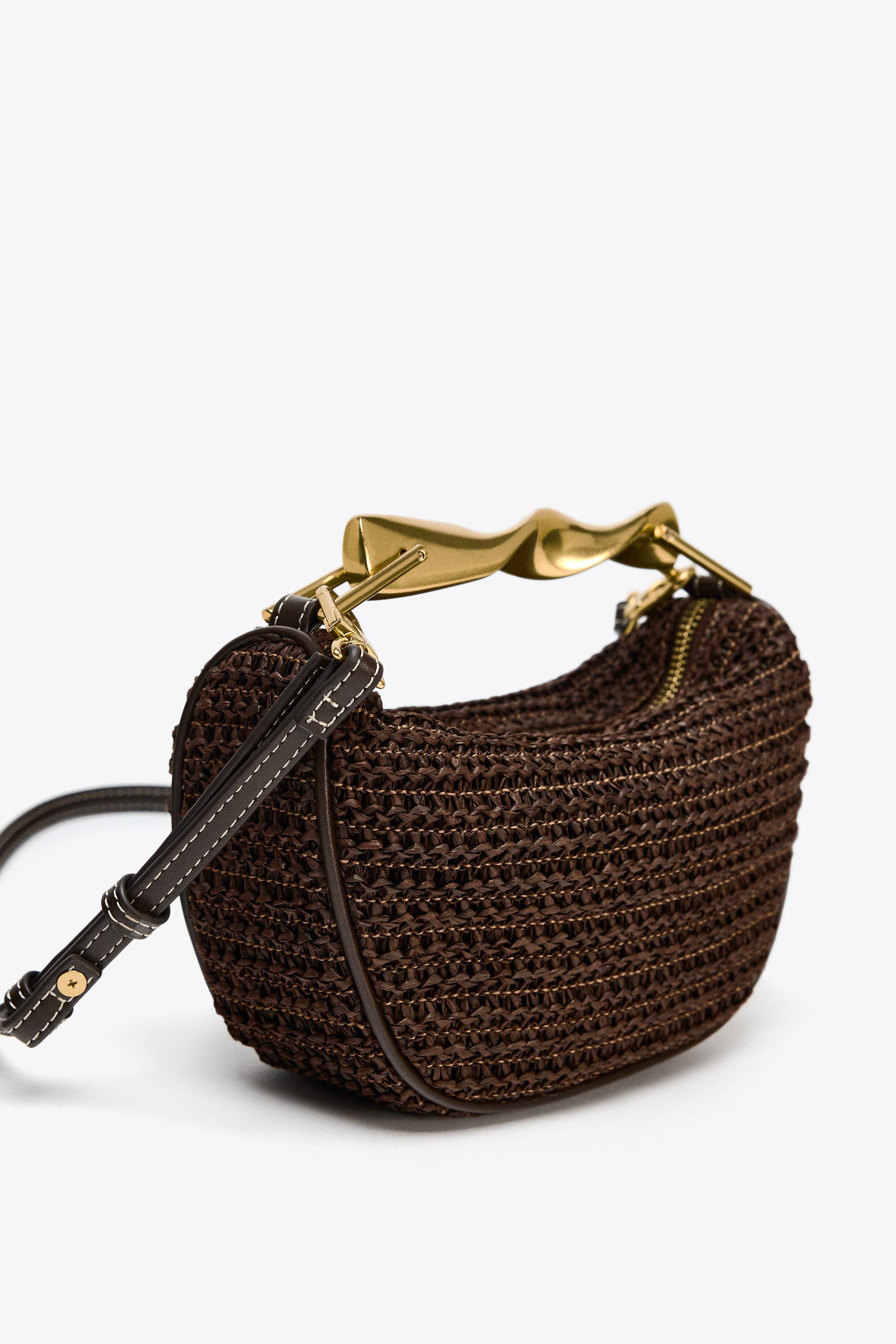 MINI BAG WITH METALLIC HANDLE | Zara US
