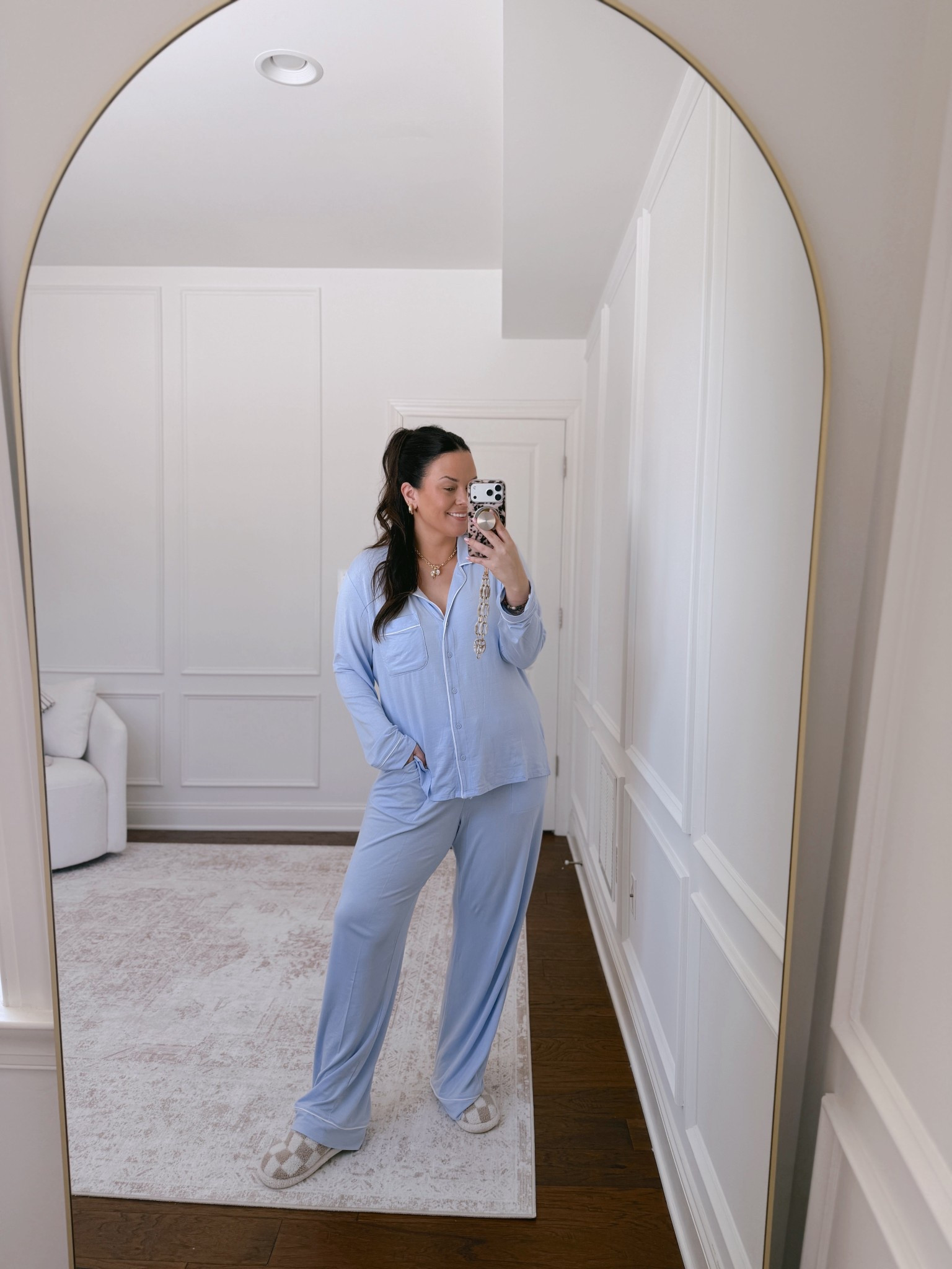 The softest lightweight jamas.. WITH pockets!! Sized up one to an Xl 

#LTKMidsize #LTKmorningroutine #LTKSaleAlert