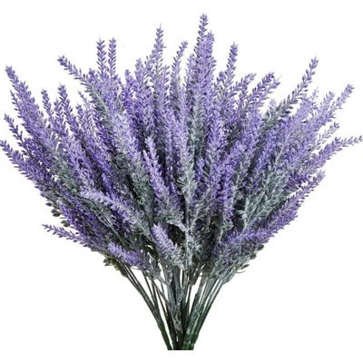 6 Bundles Artificial Lavender Plant Lavender Flowers Lavender Bouquet Wedding Decor, Table Centerpieces, Home, Garden, Patio Decoration | Wayfair North America