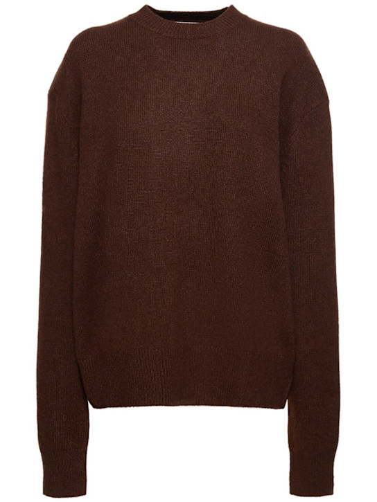 Rafaela padded knit wool sweater | Luisaviaroma