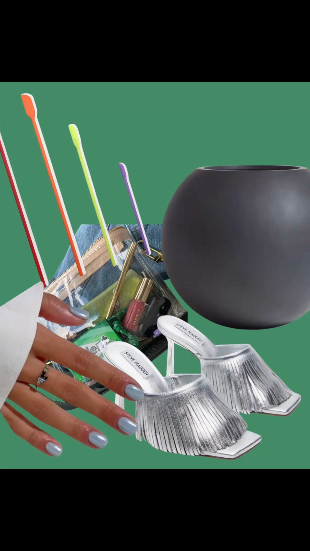 Five Faves This Week!
	1.	The chicest large black round pot—perfect for a front door refresh.
	2.	Light blue chrome nails that scream summer glow.
	3.	These genius rubber scrapers get every last drop from makeup + skincare bottles (game changer!).
	4.	Metallic silver fringe heels = your new summer party shoe.
	5.	The Merit lip combo I can’t stop wearing: their lip liner + lip oil is everything.

Linked it all on LTK for you!

#favefive #ltkfinds #ltkbeauty #ltkhome #ltksummerstyle #amazonfinds #beautyhacks #frontporchdecor #meritbeauty #summernails #chromenails #momstyle #over40style #beautyfavorites #skincarehacks #stylefavorites #theglitteroption