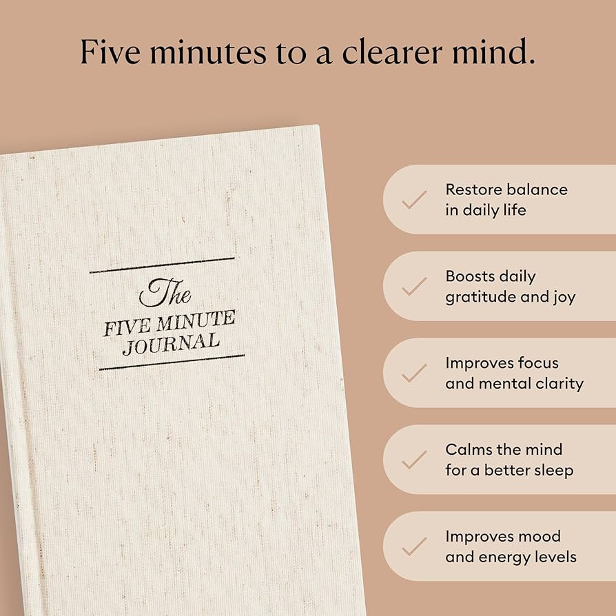 Intelligent Change The Five Minute Journal - Original Daily Gratitude Journal 2024 for Happiness,... | Amazon (US)