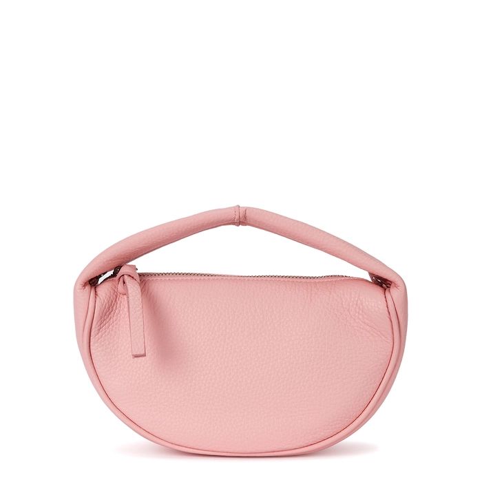 BY FAR Baby Cush Pink Leather Top Handle Bag | Harvey Nichols (Global)