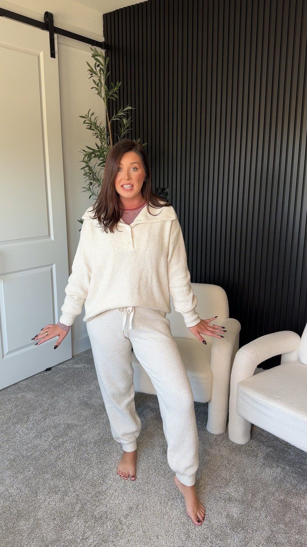 Aerie new arrivals - fall sets & cozy pajamas. Got a medium in everything except the pajama pants and those were a small  

#LTKStyleTip #LTKVideo #LTKMidsize