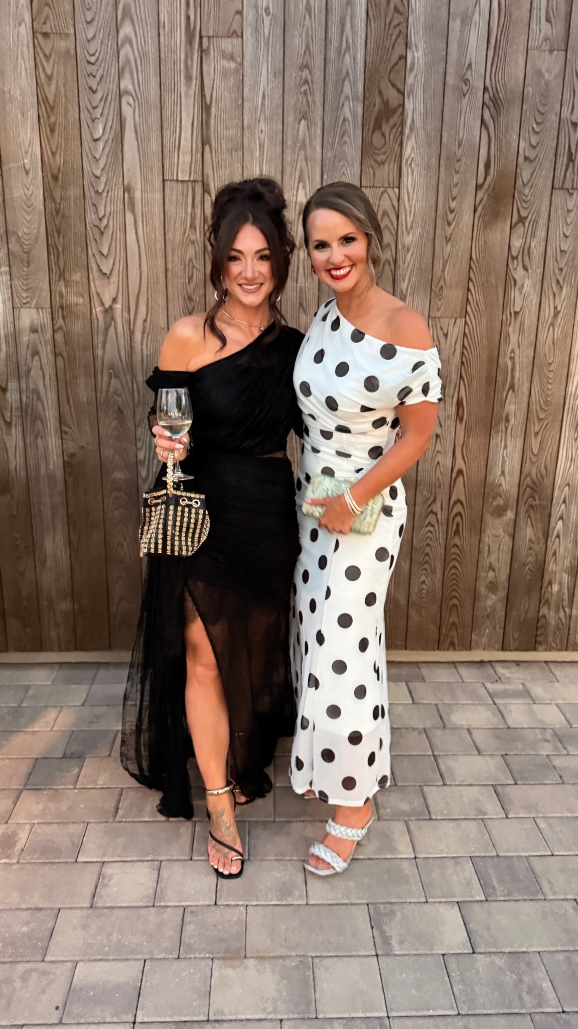 Cocktail dress night at #ltkcon 2026! My dress didn’t come in on time so my friend Kelli came in clutch and let me borrow an extra she brought. The polka dots were SO fun and classic!! Wore a size M. Also linked the undergarments I wore to smooth everything out!

#LTKWedding #LTKgrwm #LTKootd