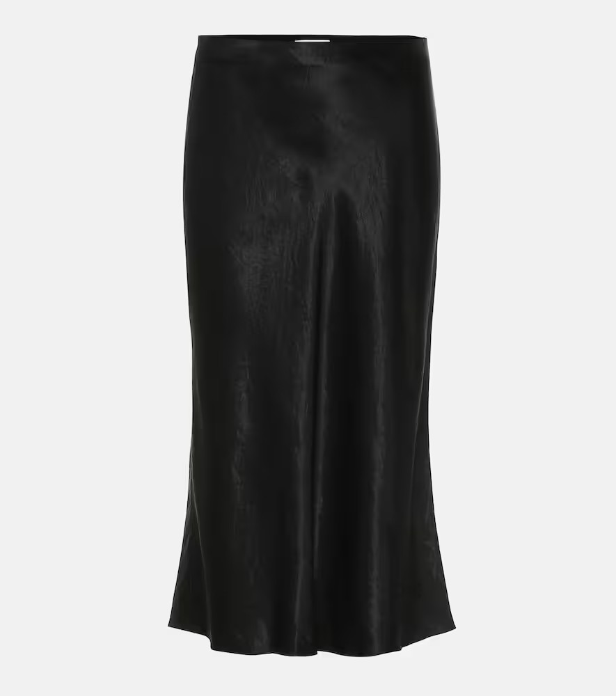 Satin slip midi skirt | Mytheresa (US/CA)
