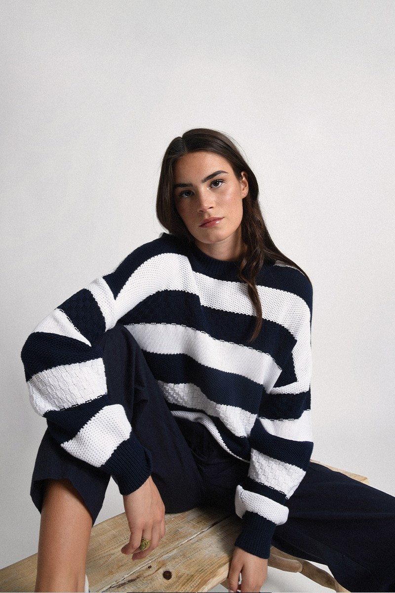 Loose striped jumper - Molly Bracken E-Shop | Molly Bracken