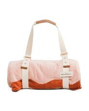 Hand Loomed Oversized Premium Beach Blanket With Carry Strap | TJ Maxx