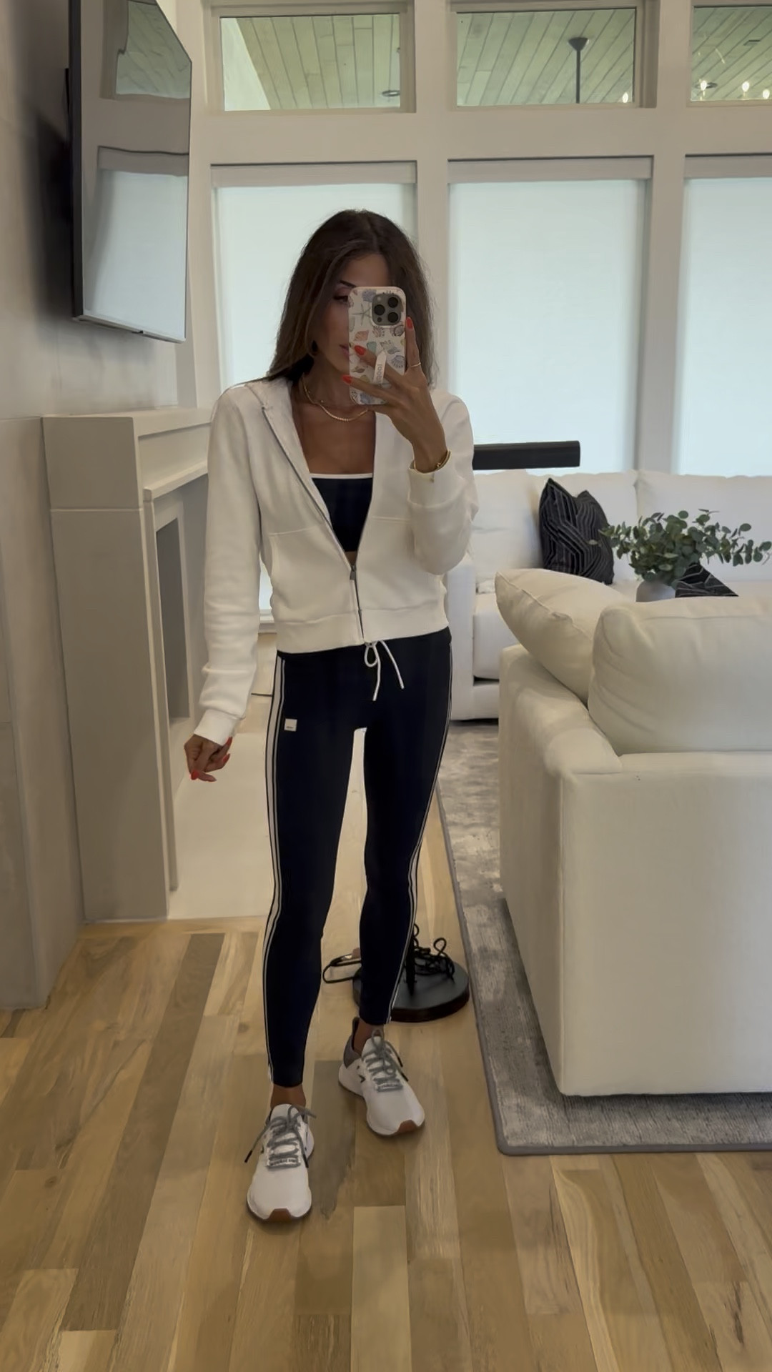 Legging set size xs leggings xs bra xxs zip up jacket

#LTKSaleAlert #LTKPetite