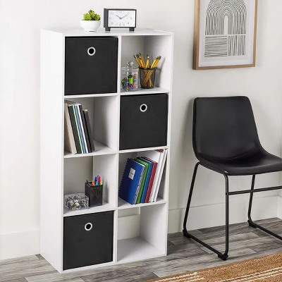 Racxily 8 Cube Storage Organizer,Decorative Bookshelf, Storage Organizer White | Target