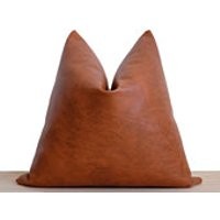 Faux Leather Pillow Cover  Naima | Etsy (US)