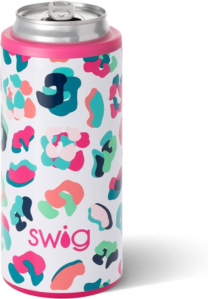 Swig Life Skinny Can Cooler, Stainless Steel, Dishwasher Safe, Triple Insulated Slim Can Sleeve f... | Amazon (US)