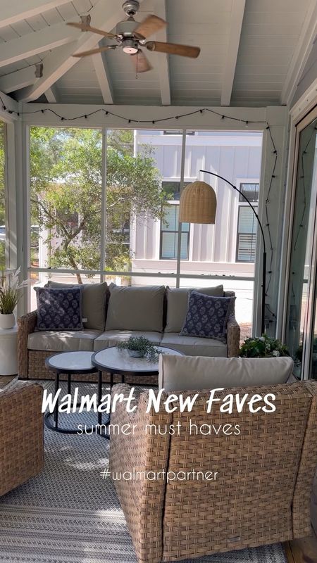 I’m partnering with @walmart #walmartpartner to share some fun summer finds for your home!

I gave our new Florida beach home a quick update with some of my favorite Walmart items!! I started with the screened in porch and snagged my favorite patio set! 

I also stocked the kitchen with entertaining finds that work for indoors and outdoors! So whether you’re inside relaxing or lounging poolside this summer, you’re set either way!

Also, don’t miss my favorite Walmart kitchen appliances in the prettiest new color!! 🤍@walmart 

#LTKHome #LTKSaleAlert #LTKFindsUnder50