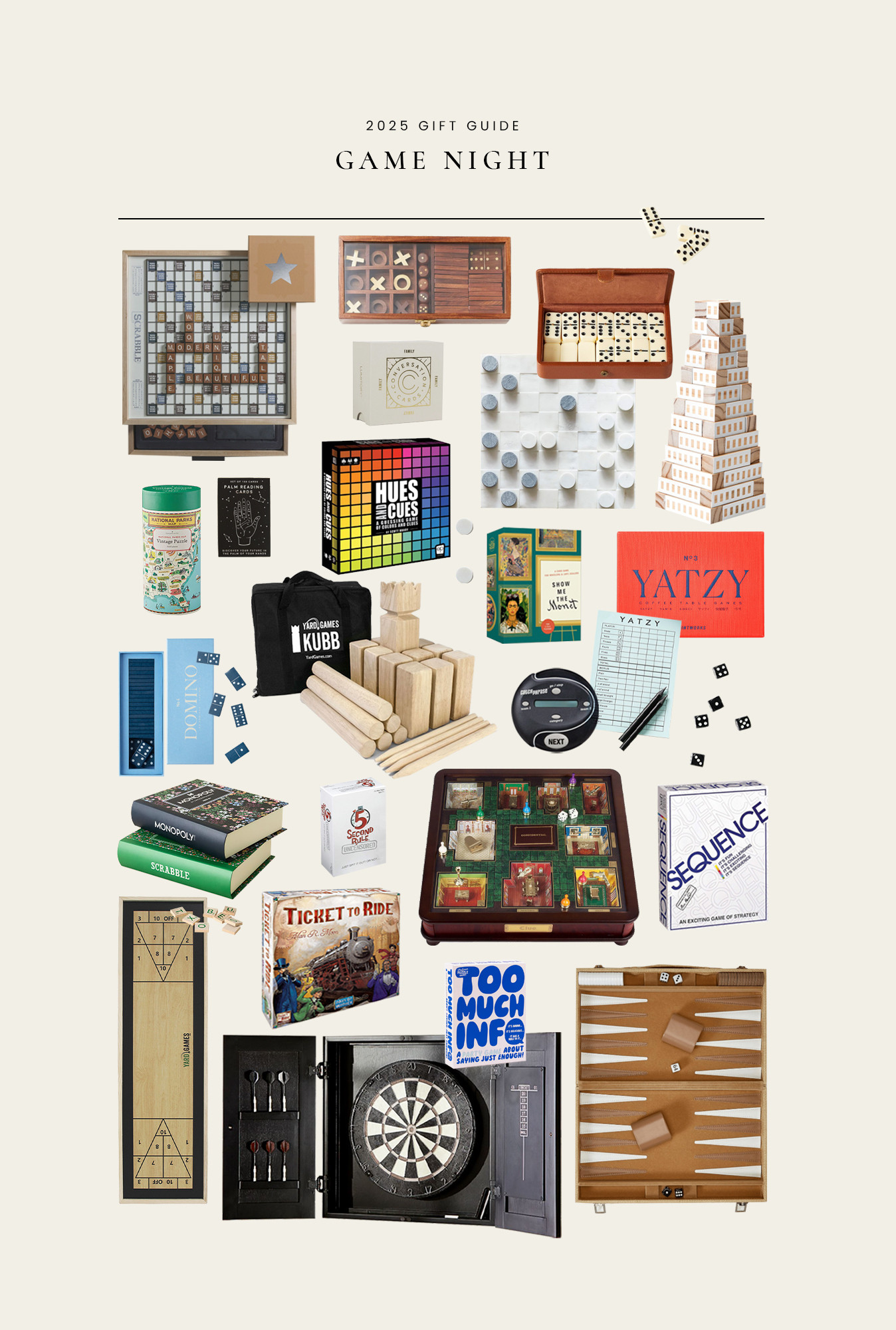 2025 Gift Guide: Game Night 

 

#LTKGiftGuide #LTKHome #LTKFamily