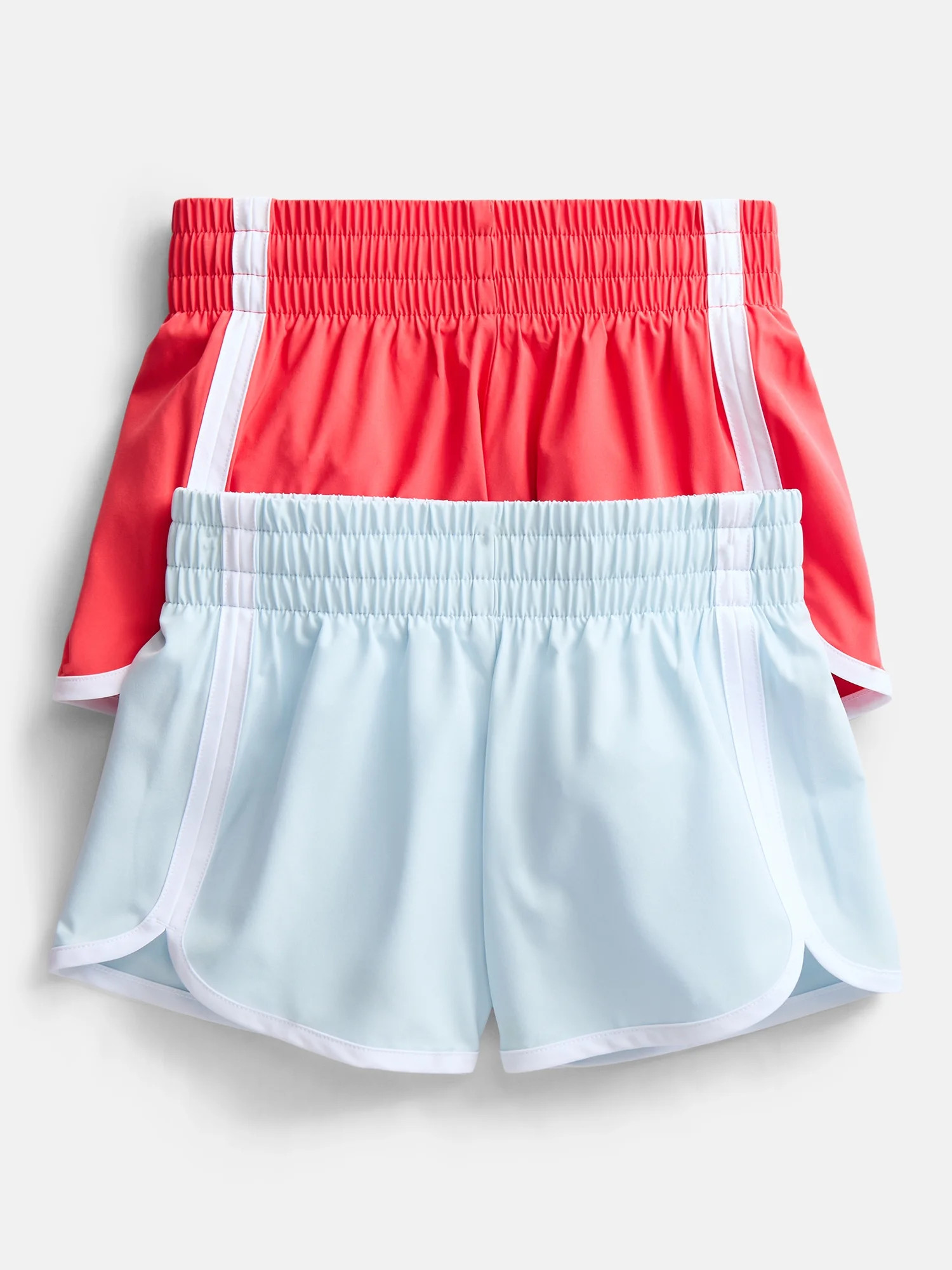 Athletic Works Girls Active Dolphin Shorts, 2-Pack, Sizes 4-18 | Walmart (US)