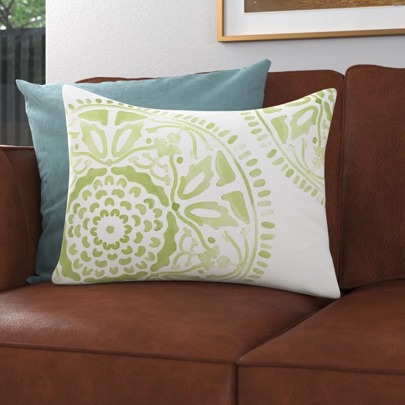 Kistner Floral Indoor/Outdoor Reversible Throw Pillow | Wayfair North America