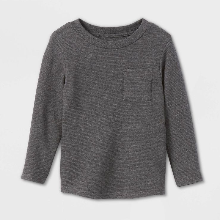 Toddler Boys' Ottoman Long Sleeve Knit T-Shirt - Cat & Jack™ | Target