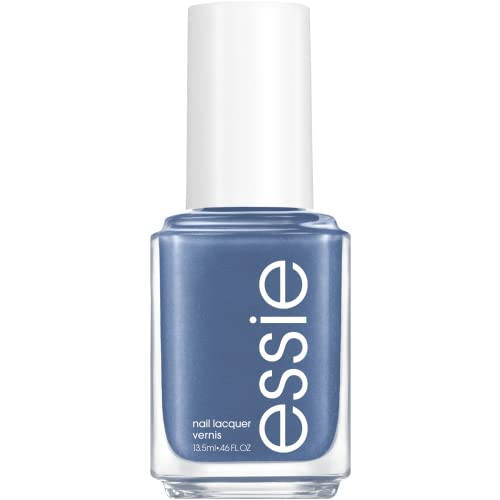 essie Nail Polish, Salon-Quality Cool Muted Blue Nail Polish, Vegan, From A to Zzz, 0.46 fl oz | Amazon (US)
