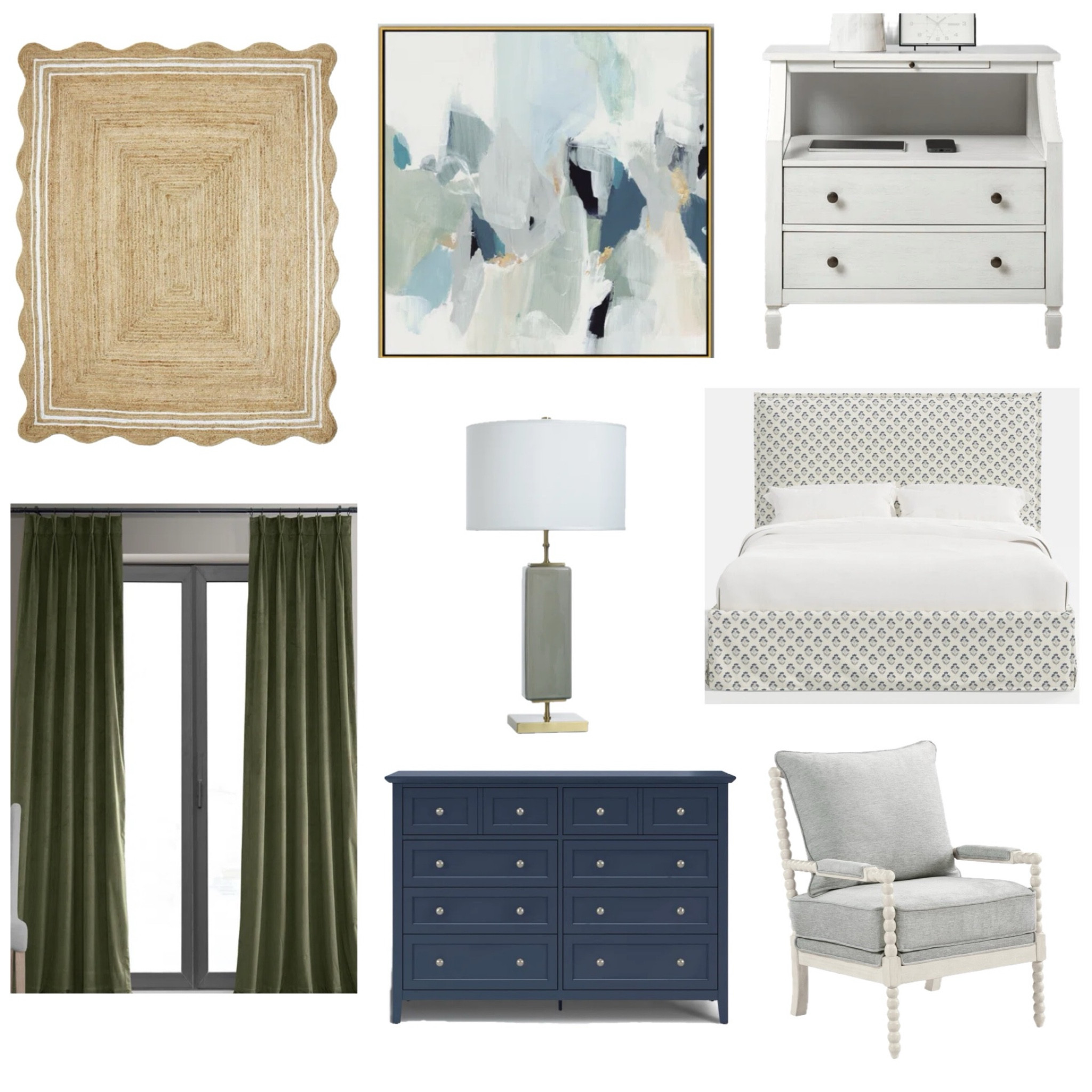 Bedroom revamp! Greens, blues, and & neutrals 

#LTKFindsUnder100 #LTKSaleAlert #LTKHome