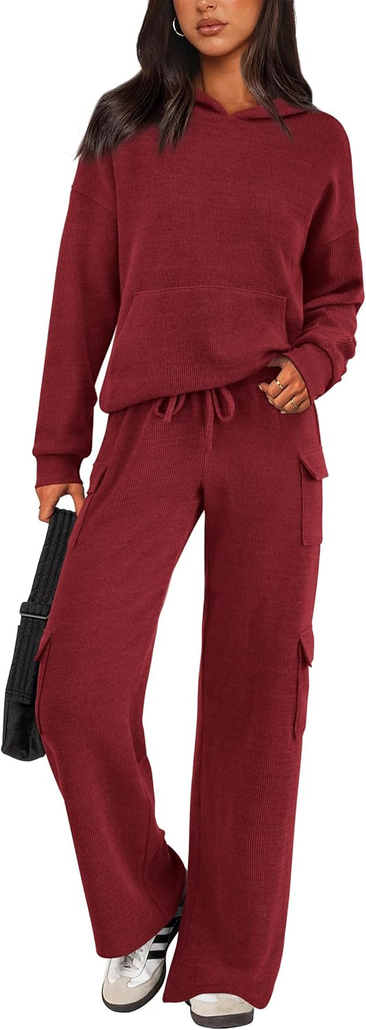 PRETTYGARDEN Track Sweat Suits for Women 2 Piece Matching Athleisure Sets | Amazon (US)