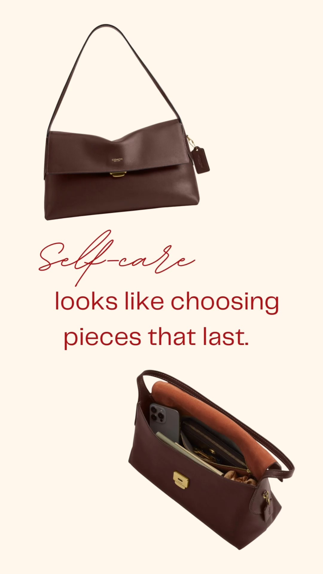 A reminder that self-care can look like investing in quality pieces that stand the test of time. This Coach Chelsea bag is elegant, functional, and effortlessly polished—perfect for everyday life.

👉🏾Shop this timeless bag on LTK

#LTKStyle
#LTKHandbags
#CoachBag
#EverydayBag
#QuietLuxury
#ClassicStyle
#LTKFinds