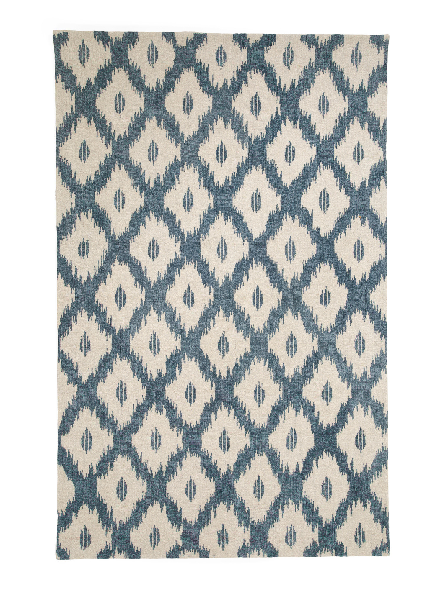 Medallion Hand Tufted Wool Area Rug | TJ Maxx