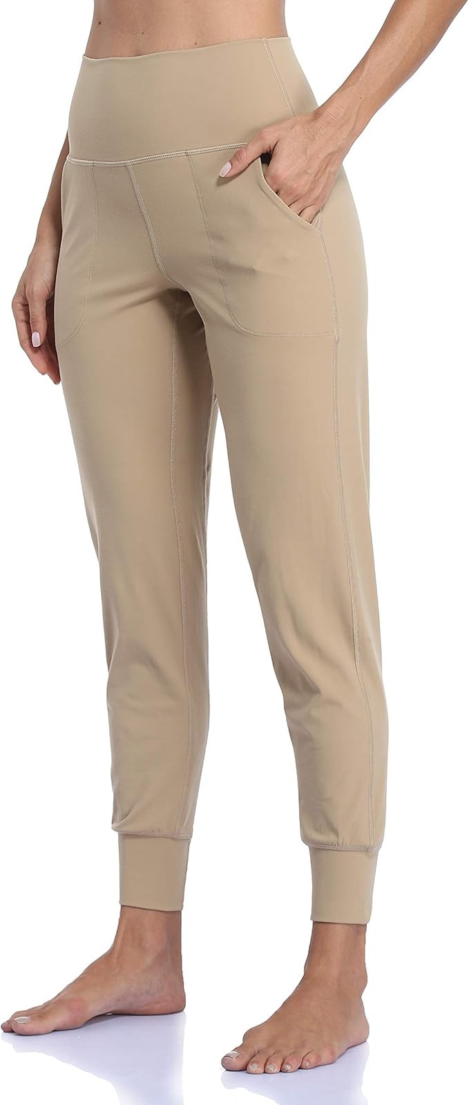 Colorfulkoala Women's High Waisted Fitted Joggers | Amazon (US)