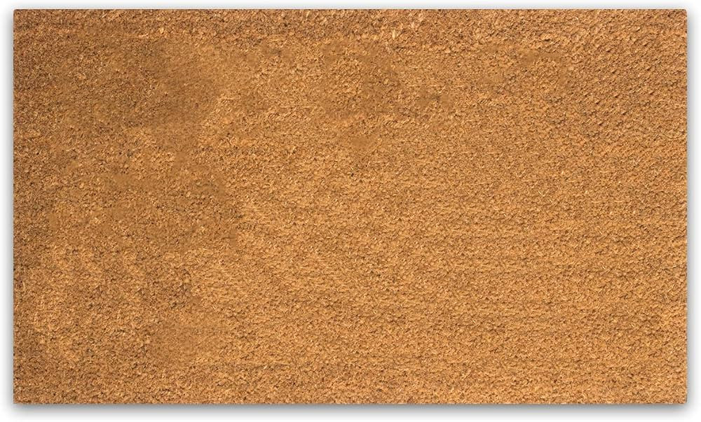 PLUS Haven Coco Coir Door Mat with Heavy Duty Backing, Natural Welcome Doormat, 17.5”x30”, Do... | Amazon (US)