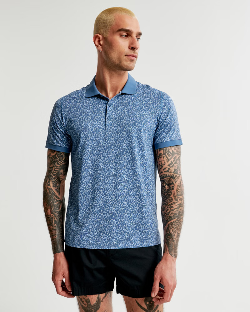 Men's Performance Polo | Men's Tops | Abercrombie.com | Abercrombie & Fitch (US)