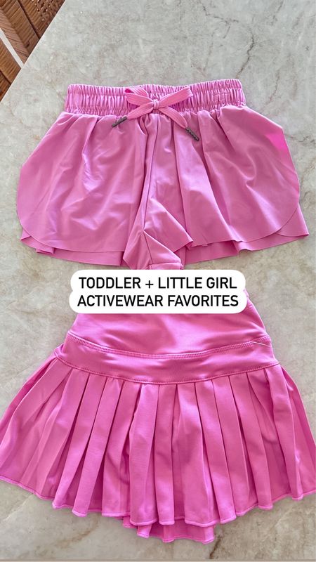 Toddler + little girl activewear favorites // skirt & shorts both with built in briefs 

#LTKkids #LTKSeasonal #LTKfindsunder50