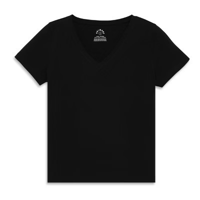 Primary Adult Easy V-Neck Tee (Women's Fit) in Black Size X Small | Target