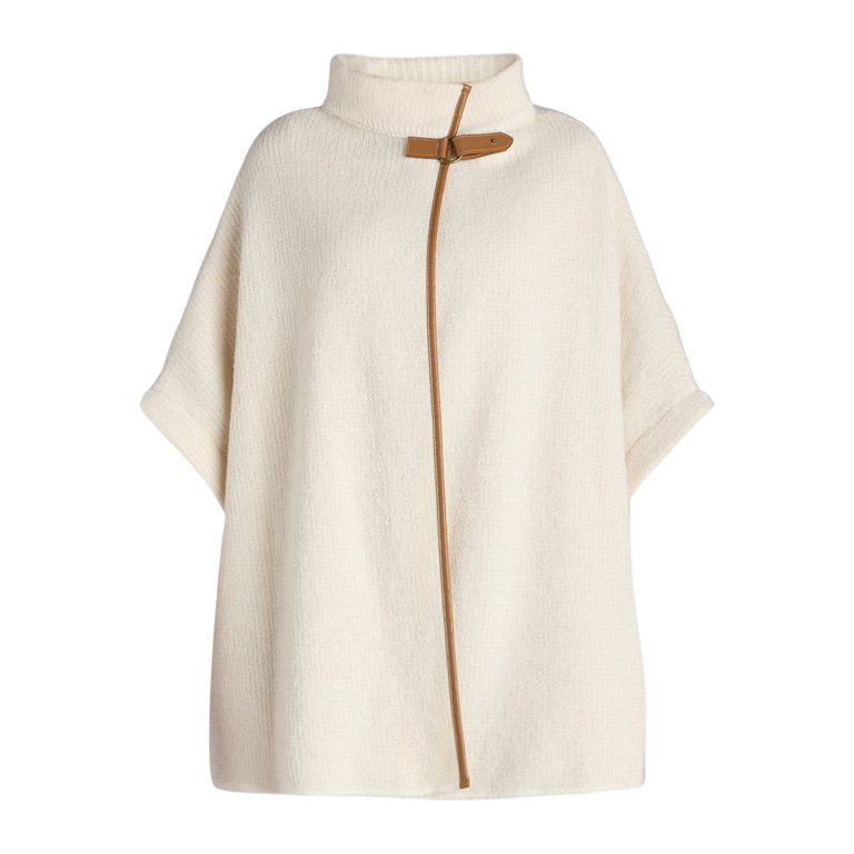Time and Tru Women's Knit Fashion Cover-Up Ruana, Ivory Off-White, Size L/XL | Walmart (US)