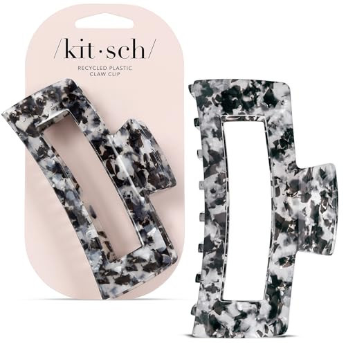 Kitsch Jumbo Hair Clip for Women – Recycled Plastic Hair Claw Clip - All-Day Strong Hold, Durable Non-Slip Grip for Thick & Thin Hair - Black, 1pc | Amazon (US)
