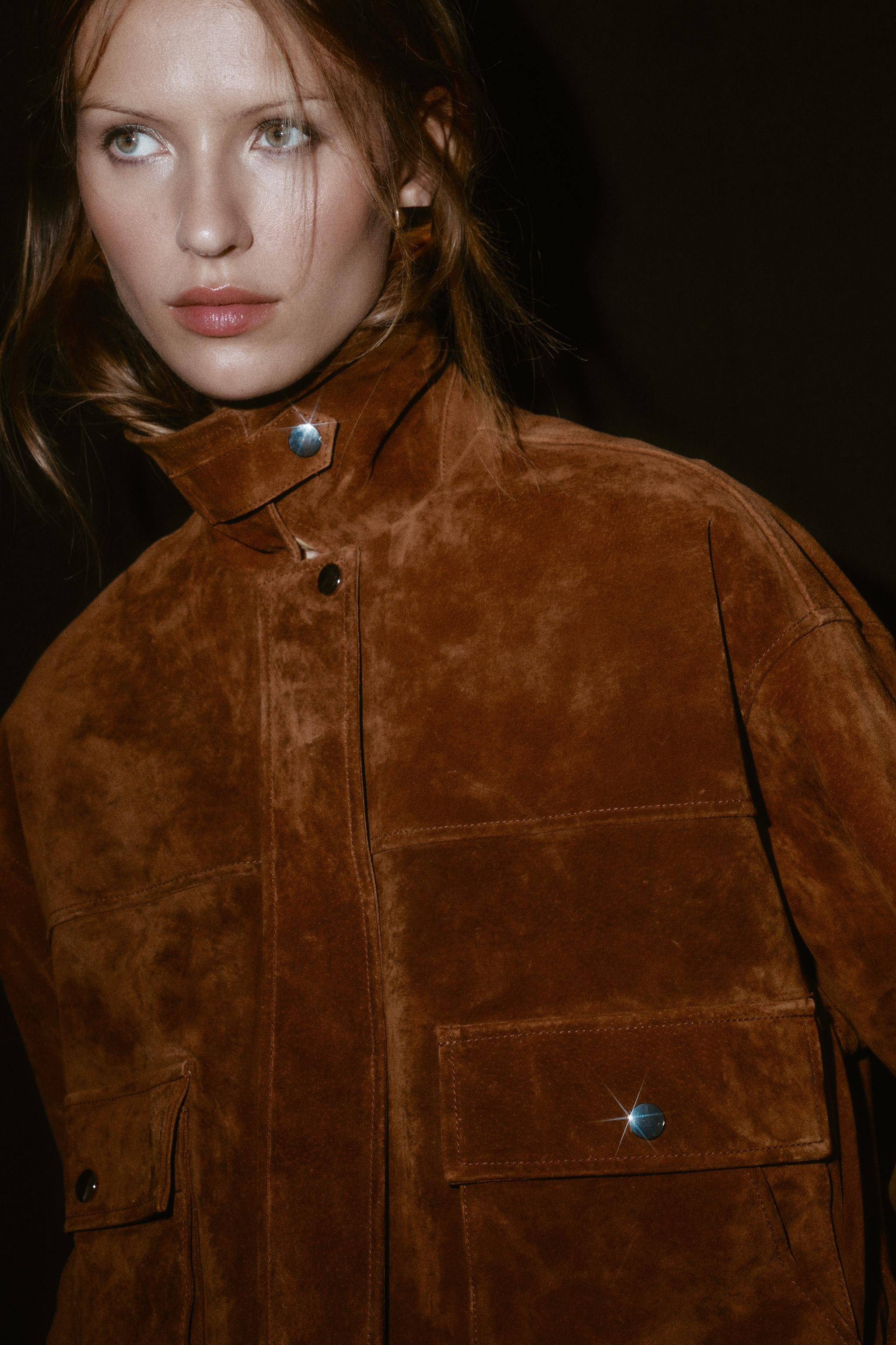 100% LEATHER BOMBER JACKET | Zara UK