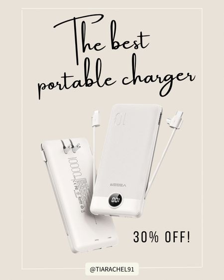 Just saw my fave portable charger is 30% off on Amazon! It’s perfect for the beach, pool, and summer travel 

#LTKSeasonal #LTKSaleAlert #LTKTravel