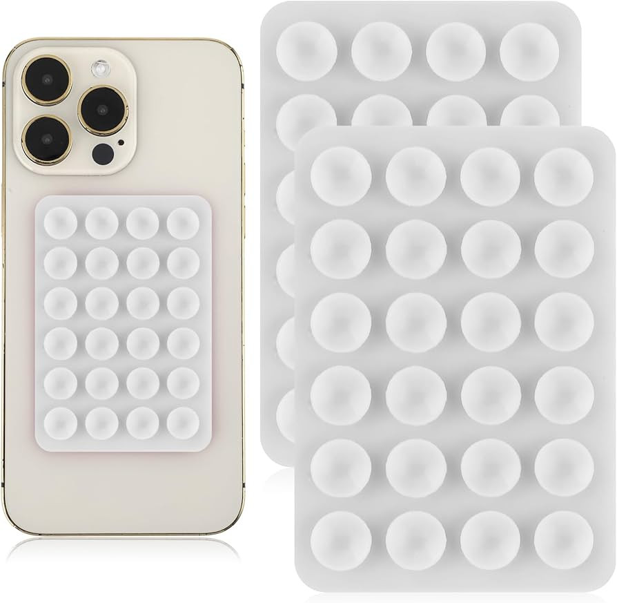 Giantree 2 Pcs Silicone Suction Phone Case Adhesive Mount, Suction Phone Case Mount Anti-Slip Han... | Amazon (UK)