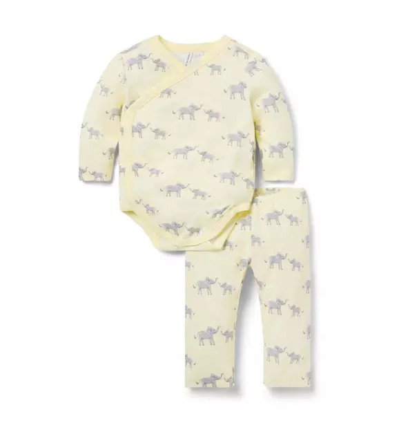 Baby Elephant Wrap Matching Set | Janie and Jack