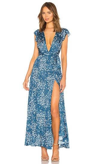 Tularosa Sid Wrap Dress in Alison Floral | Revolve Clothing (Global)