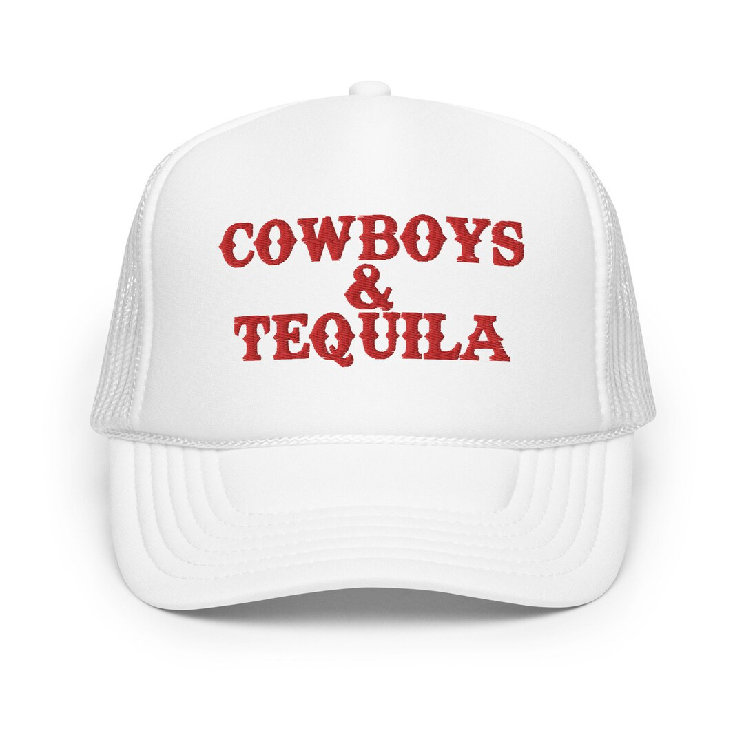 Cowboys & Tequila Trucker Hat, Vintage Budlight Cowboy Hat, Western Trucker Hat, Country music co... | Etsy (US)