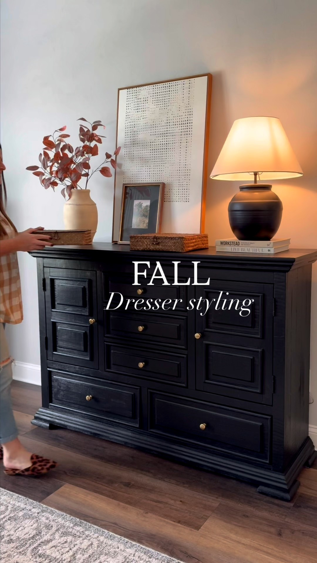 Fall dresser styling on a budget 🍂✨ Amazon & Target really came thru with these finds (mix of new + old, because balance). 

#LTKStyleTip #LTKFallSale #LTKHome